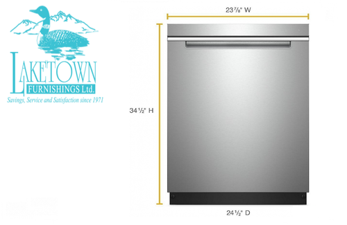 Whirlpool Built-In Undercounter Dishwasher, 24 inch Exterior Width, , Stainless Steel  Stainless Steel colour